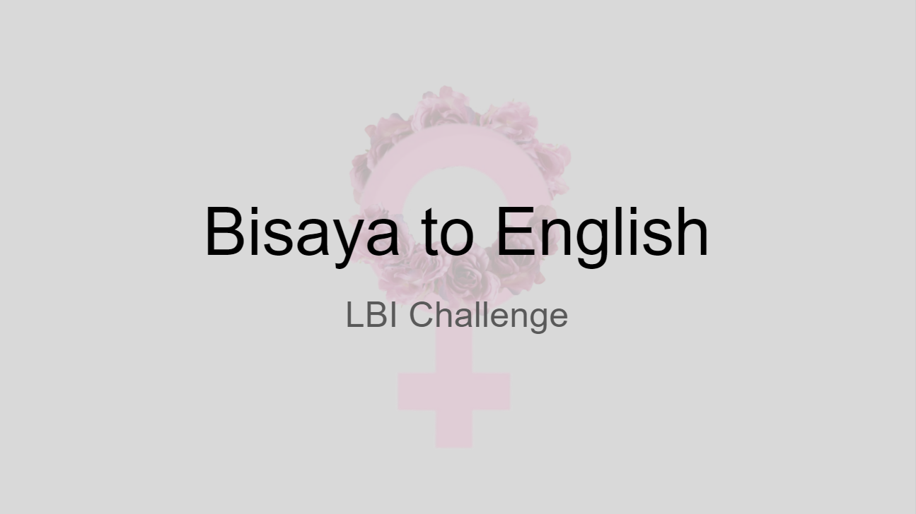 Game idea bisaya to english translation millennial women inspirations